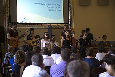 Le groupe New Balkan Express a assuré l’animation musicale.