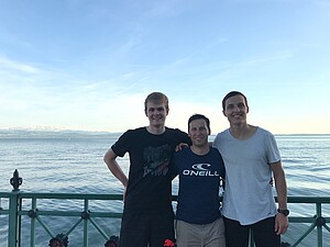 Peter Härlen, Dennis Wetzel et Benjamin Litz, à  la tête de l'organisation du Tour Eucor 2019. 