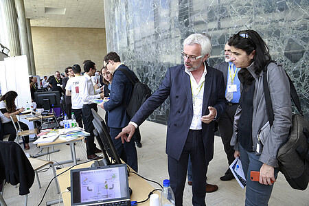 Un village 3.0 s'est tenu dans le hall du Patio jeudi 28 mai.