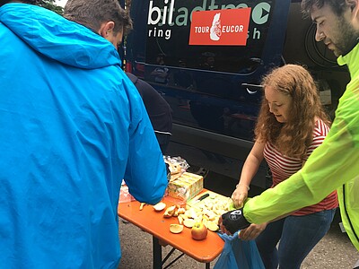 Des pauses ravitaillement sont prévues toutes les deux heures.