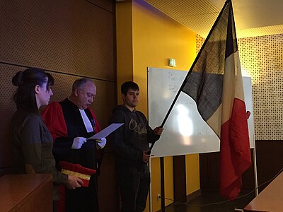 Minute de silence à l'Ipag