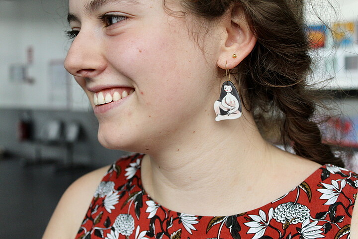 D'autres boucles d'oreilles de la série.