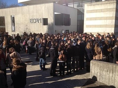 Minute de silence à l'ECPM