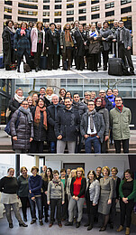 De haut en bas : réunion des directeurs de communication (26-27 novembre)