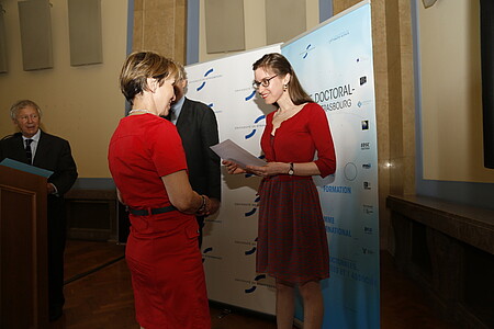 21 docteurs de l’Université de Strasbourg et de l’Université de Haute-Alsace ont été récompensés.