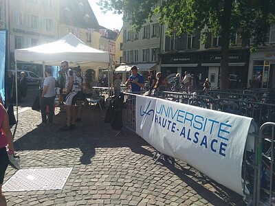 Accueil en grandes pompes à Mulhouse