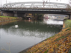 La scène s'est déroulée près de la piste cyclable longeant la rue du Doubs (plaine des Bouchers), à hauteur de l'écluse n° 85.