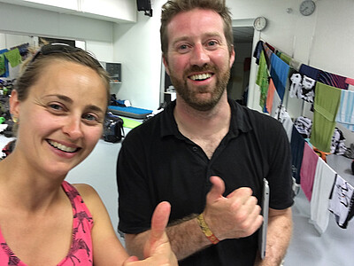 Les deux reporters ont survécu à cette première étape