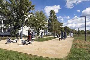 Inaugurée en 2023, cette aire a été entièrement financée grâce à la CVEC. © Catherine Schröder