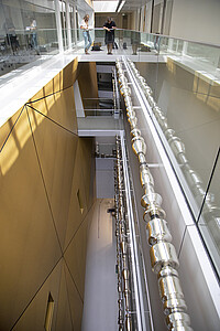 Cette sculpture est le fruit d’un travail débuté il y a neuf ans. (© C. Schröder/Unistra)