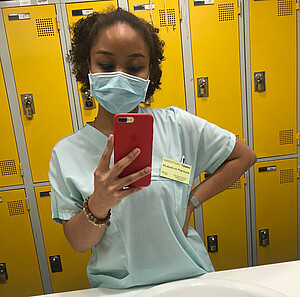 Tatamo, 23 ans, en 5e année de pharmacie