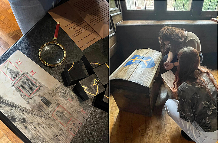 Enigmes, codes à déchiffrer, indices disséminés dans la pièce... Tous les codes de l'escape game son respectés !