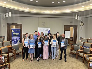 Les partenaires européens d’Epidi lors d'une réunion transnationale à l’Adam Mickiewicz University à Poznan