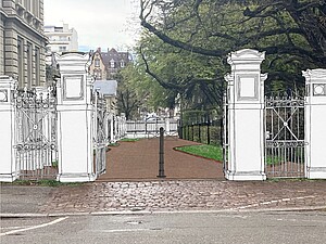 Préfiguration des modifications apportées à l'allée Anton-de-Bary à l'issue des travaux. 